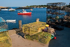 Lobster Boats in Matinicus Harbor in Maine